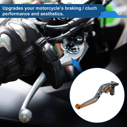 Adjustable Brake Clutch Lever for Kawasaki ZX7R/ZX7RR (1996–2003) Titanium Orange