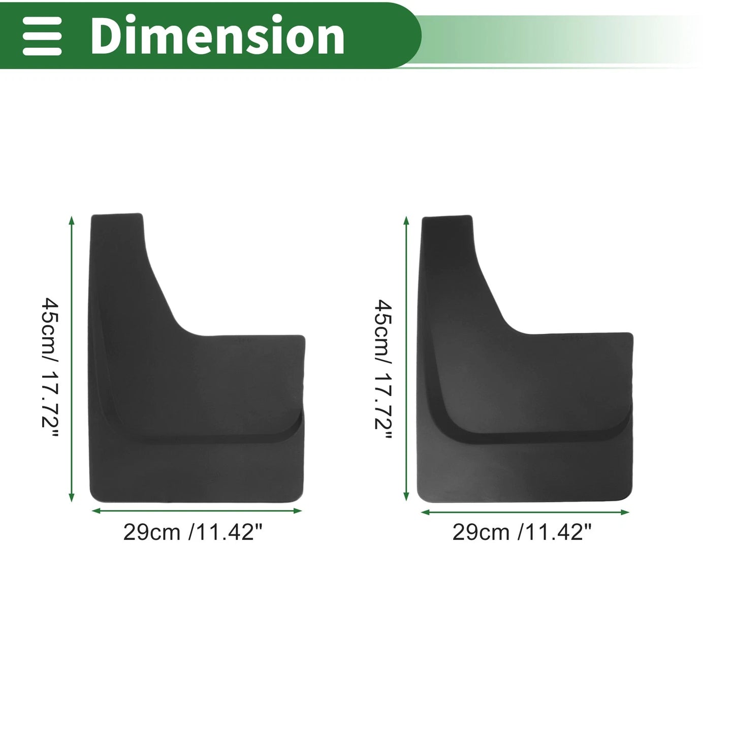 Mud Flaps Splash Guards for Ford F-150 (2011–2014) W/ Mount Accessories