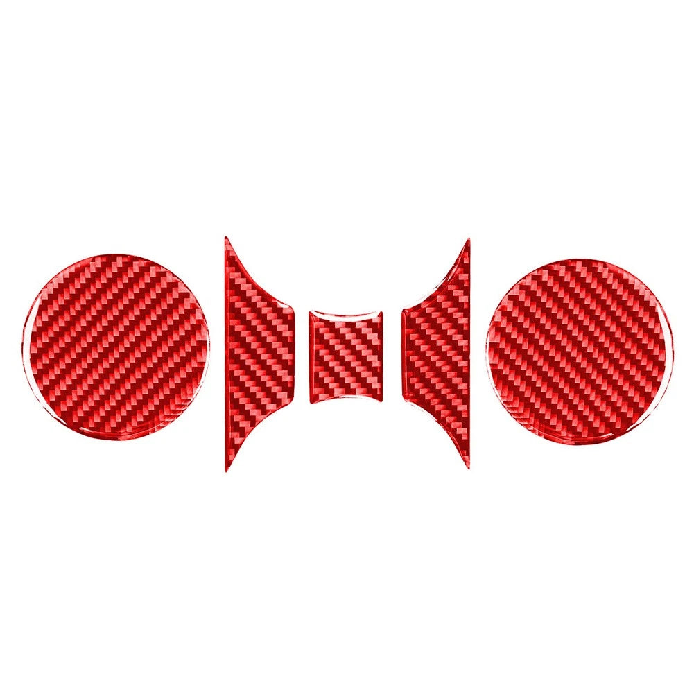 Red Carbon Central Control Cup Holder Panel Trim for Toyota Tundra (2014–2021)