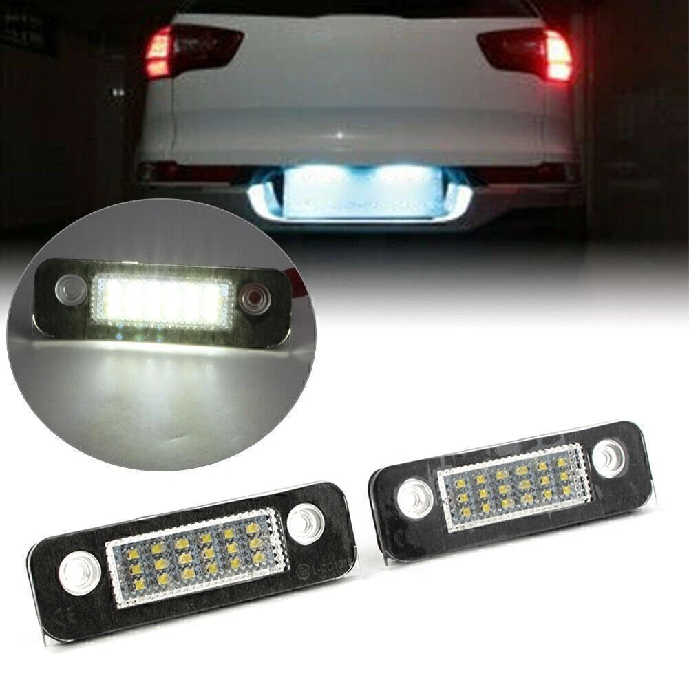 2X 24-LED License Plate Light for Ford Fiesta Fusion MK2 Mondeo