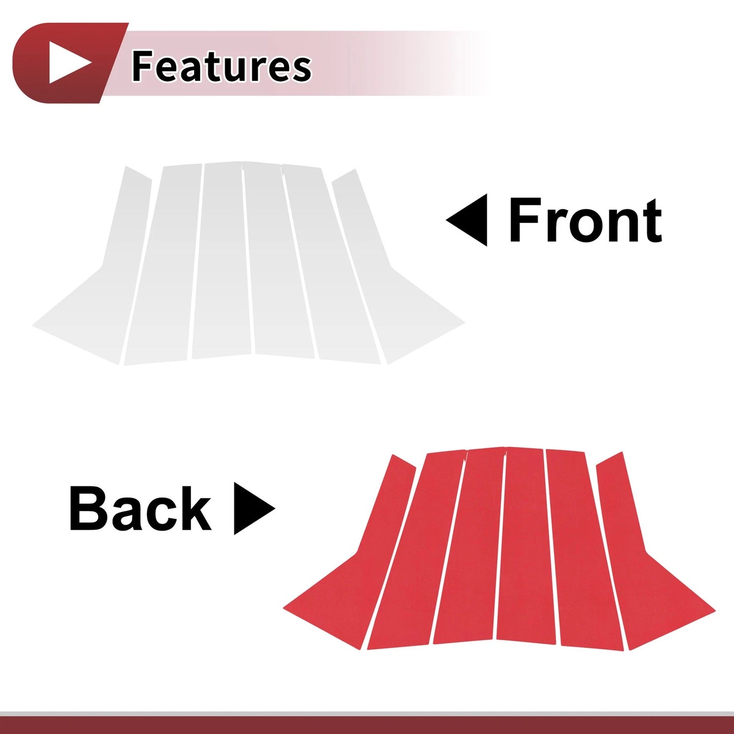 Door Pillar Window Trim for Hyundai Veracruz (2007–2012)