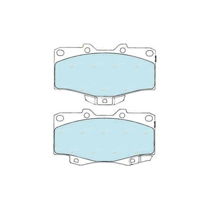 Set of 4 Front Disc Brake Pads for Toyota Hilux (1988–2005) 4x4