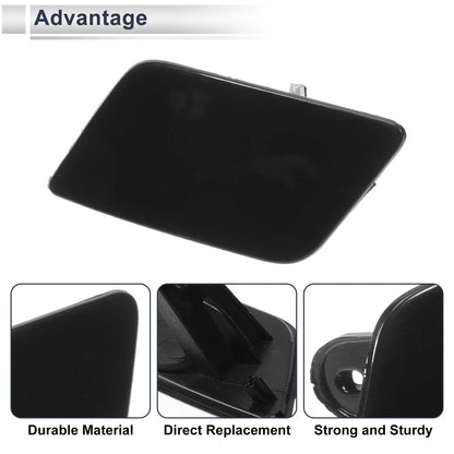 Front Left Washer Nozzle Cover for BMW 335i GT xDrive Black