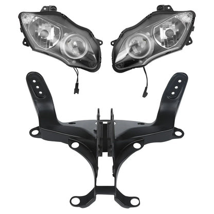 Front Headlight Assembly & Fairing Stay Bracket for Yamaha YZF R1 (2007-2008)