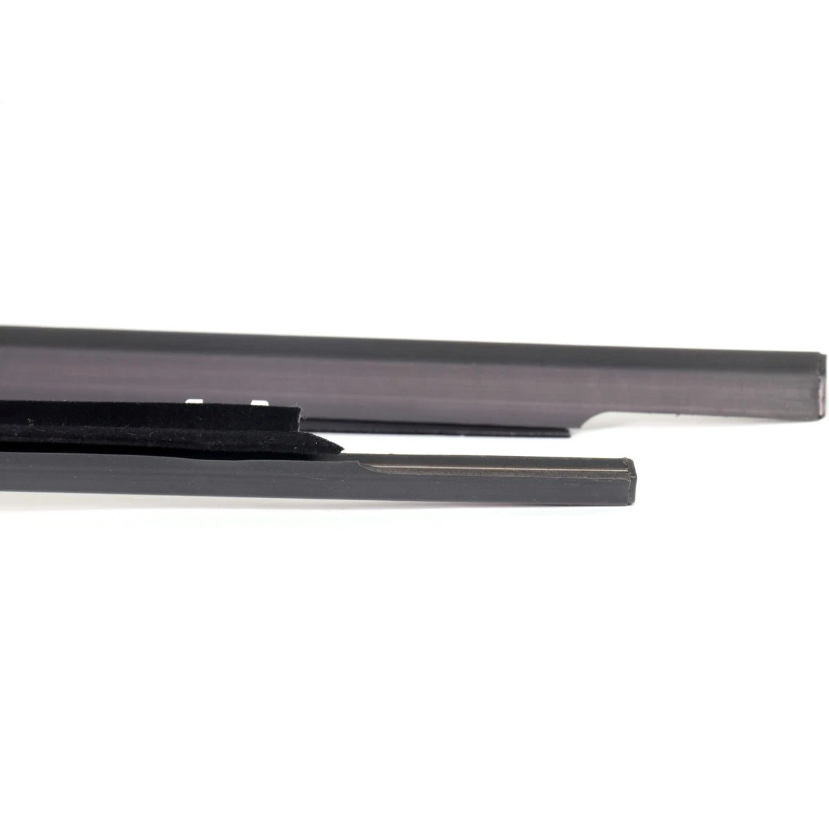 Set of 4 Black Door Belt Moldings for Toyota Corolla (1991–2002)