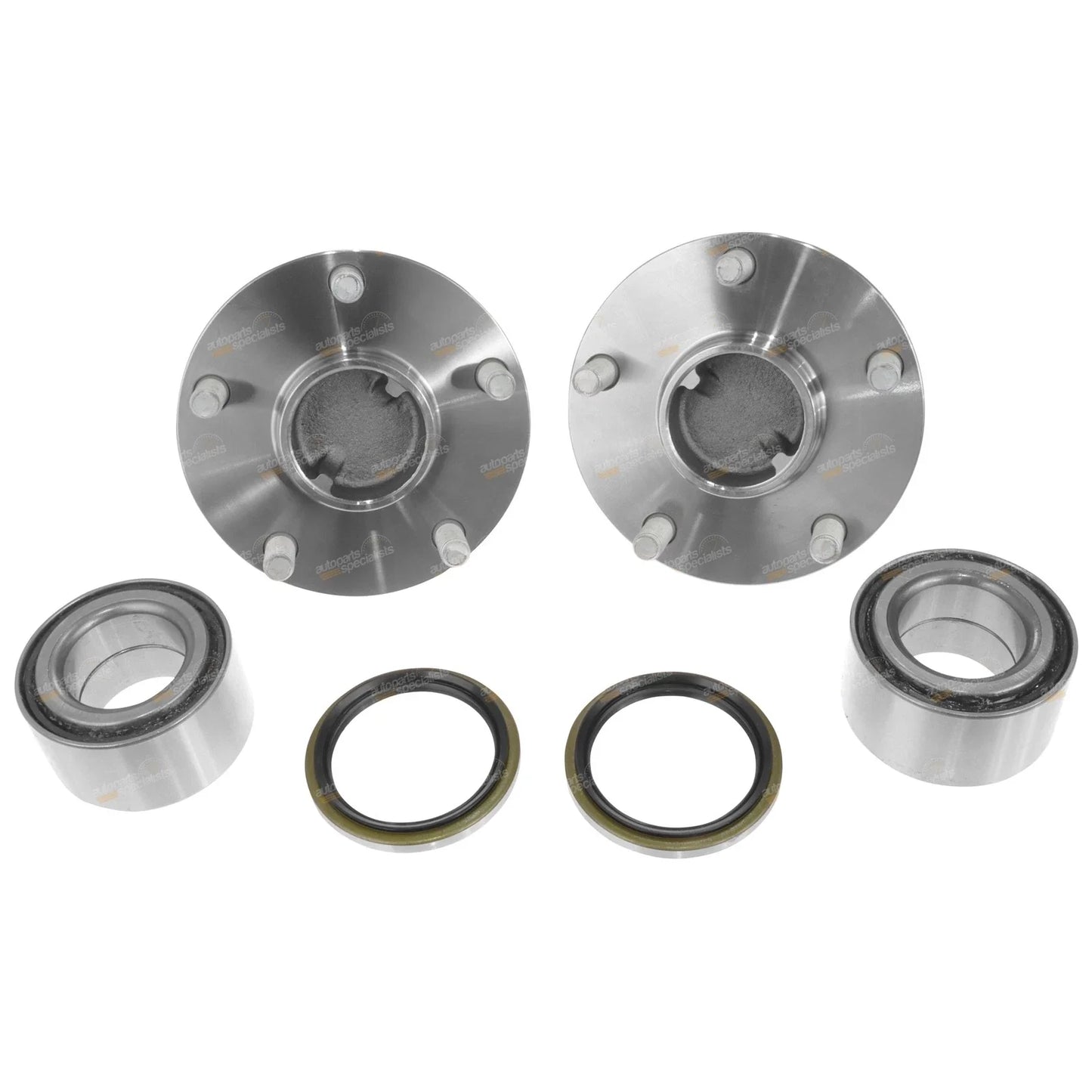 2 x Front Wheel Bearing Hubs for Toyota Hilux (2005–2019)