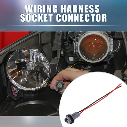 Set of 2 T15 Wire Harness Socket Pigtail Adapter for LED Turn Signal Lights