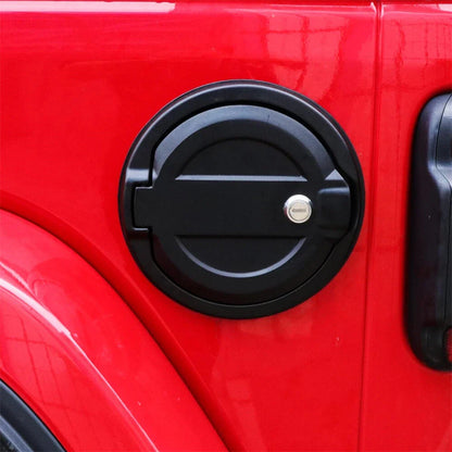 Locking Gas Tank Cap Fuel Filler Door Cover for 2018-2023 Jeep Wrangler JL