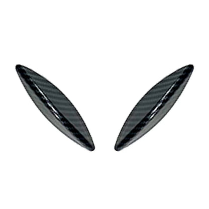 6 x Front Bumper Lip Spoiler Fins for Mercedes Benz C-Class W205 (2015-2018)