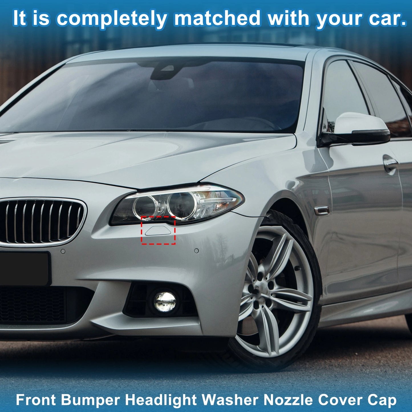 Front Left Washer Nozzle Cover Cap No. 51118048679 for BMW 528i (2011–2016)