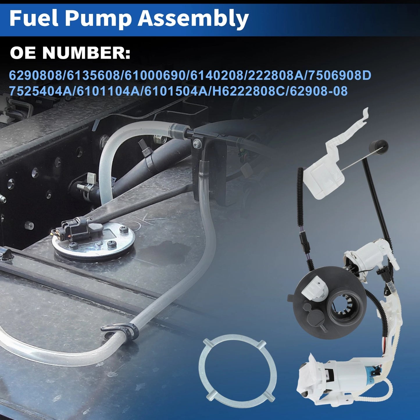 Fuel Pump Module Assembly for Harley Davidson Electra Road Glide (2008–2022)