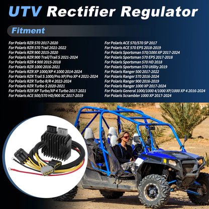 Voltage Regulator Rectifier for Polaris RZR 570 900 1000 Turbo (2012–2023)