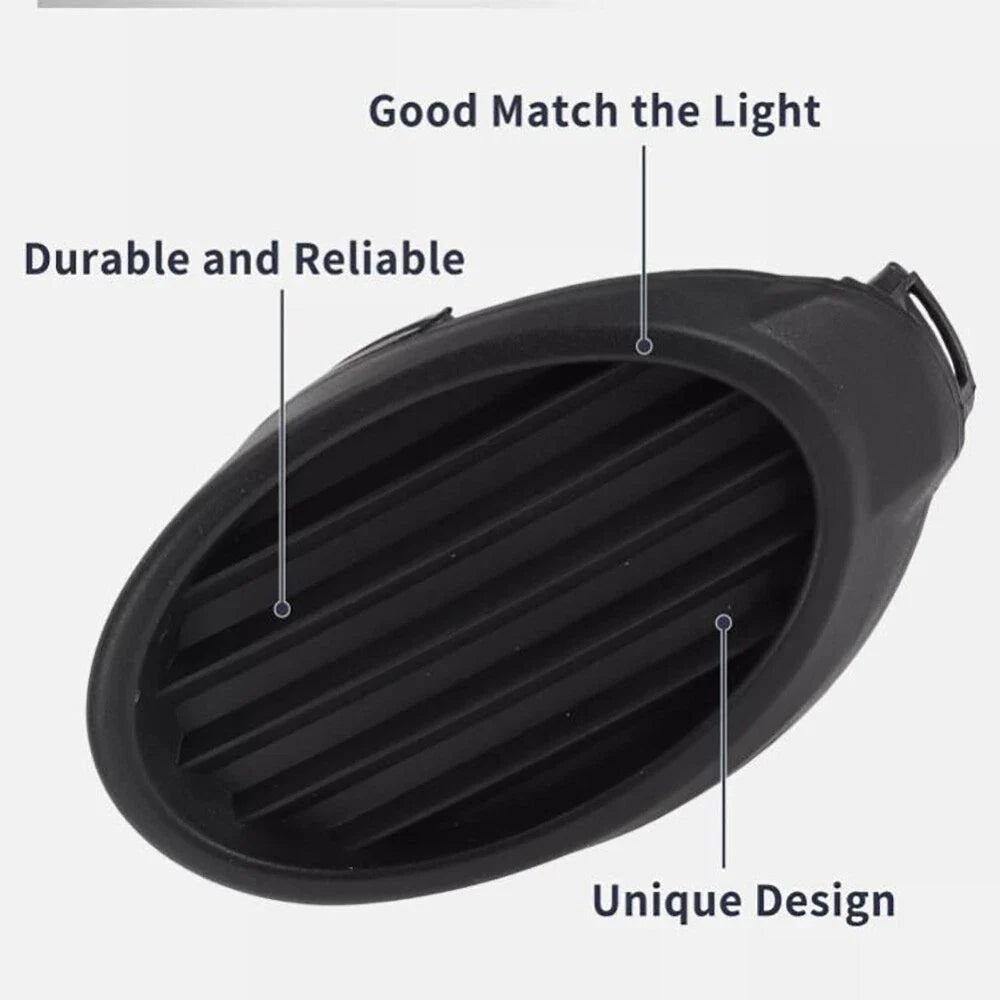 Front Left Fog Light Grill Black for Ford Focus (2012-2014)