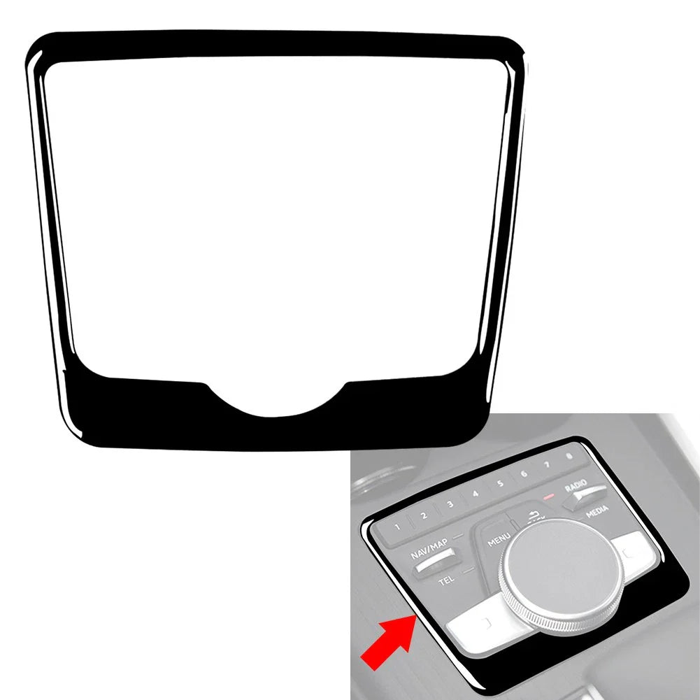 Center Console Multimedia Frame Cover Trim for Audi A4 A5 S4 S5 (2016-2023)