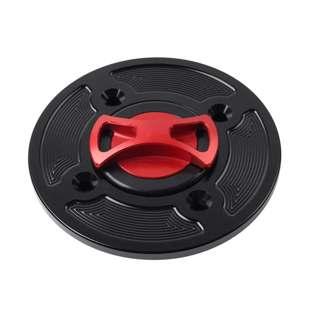 CNC Red Gas Fuel Tank Cap Cover for DUCATI Panigale V4/S/R (2018-2021)