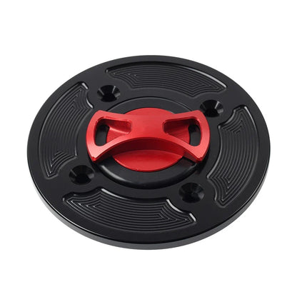 CNC Red Gas Fuel Tank Cap Cover for DUCATI Panigale V4/S/R (2018-2021)