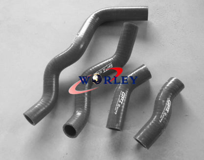 Silicone Radiator Hose Kit for Kawasaki KLX250 (2008–2015) Green