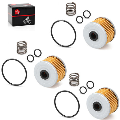 3X Oil Filter & O-Ring for Honda Big Red 250 (1985–1989)