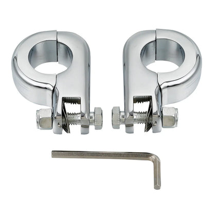 1. Pegstreamliner Foot Pegs for 1.25" Harley Engine Guard Bar