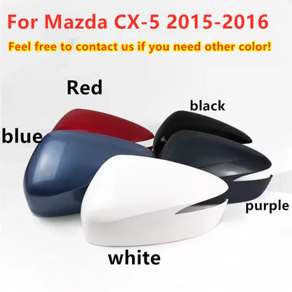 Blue Left Driver Side Rearview Mirror Cap Cover for Mazda CX-5 (2015–2016)