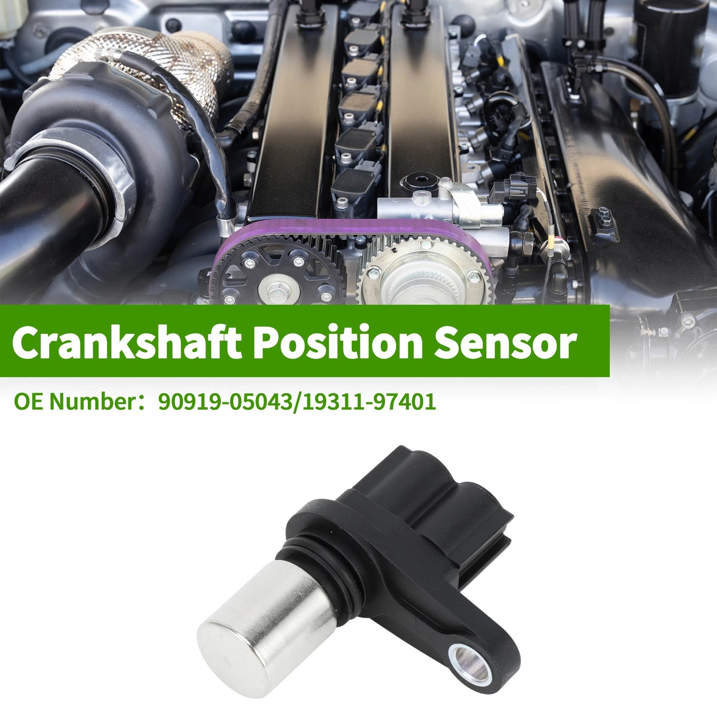 Crankshaft Position Sensor for Toyota Yaris I Hatchback (2002–2005) No. 90919-05043