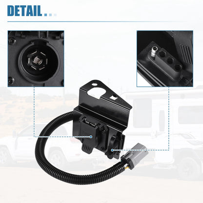 Trailer Tow Wiring Harness Plug Connector for Ford F-250 F-350 (2008–2016)