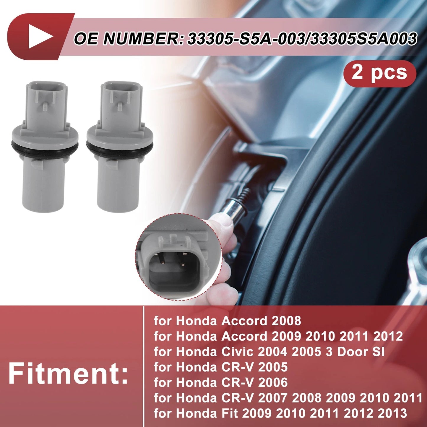 Headlight Side Marker Light Socket for Honda Accord (2008–2012) No. 33305-S5A-003