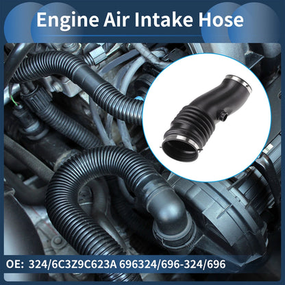 Engine Air Intake Hose for Ford F-250 (No. 696324) Rubber Clamp