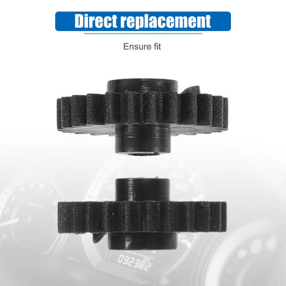 24 Teeth Odometer Repair Gear for Chevrolet GM Models (Plastic Black)