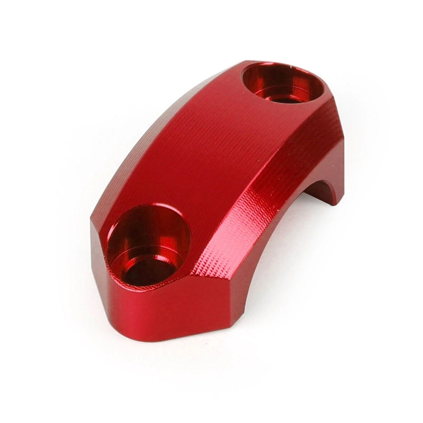 CNC Red Master Cylinder Clamp Cover for Ducati (22mm Handlebar)