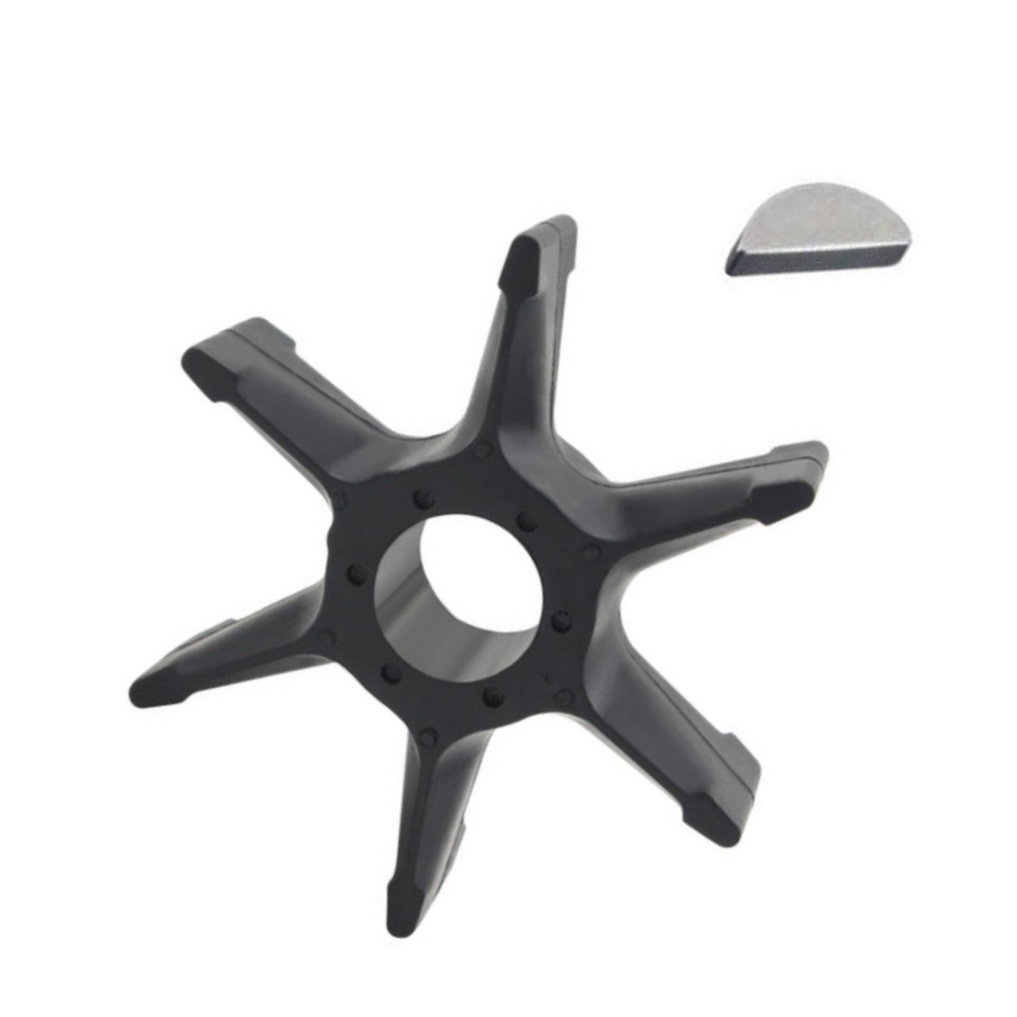 Water Pump Impeller & Key for Yamaha Outboard (1990–2023)