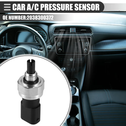A/C Pressure Transducer Valve for Mercedes-Benz C230 (2002–2005) Metal Black