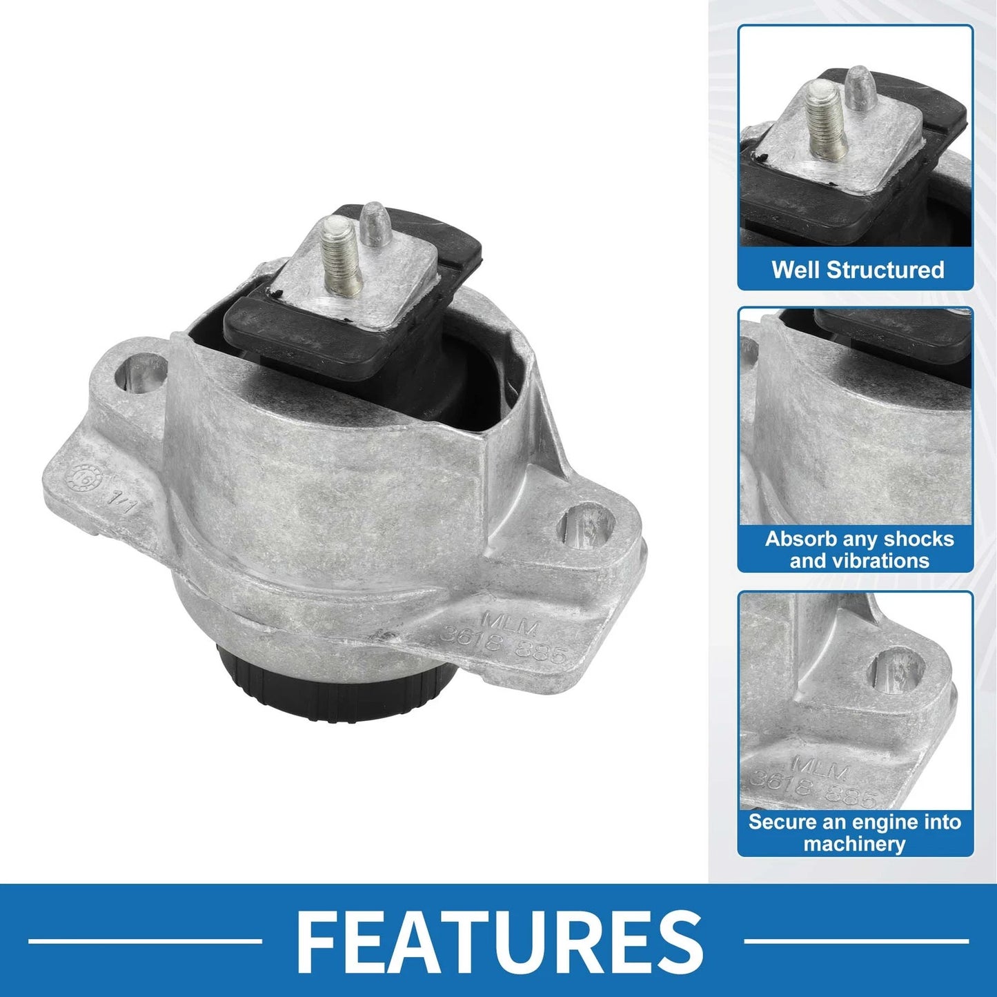 Engine Motor Mount for Jaguar XF XE 3.0L (2016–2020)