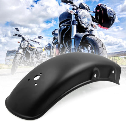 Rear Fender Guard for Suzuki GN125 (2000–2023) Black Metal Splash Guard