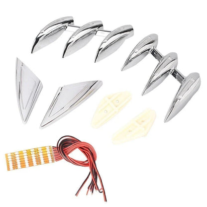 Fender Fork Tower Accents for Honda Goldwing GL1800 (2001-2011) Chrome Set