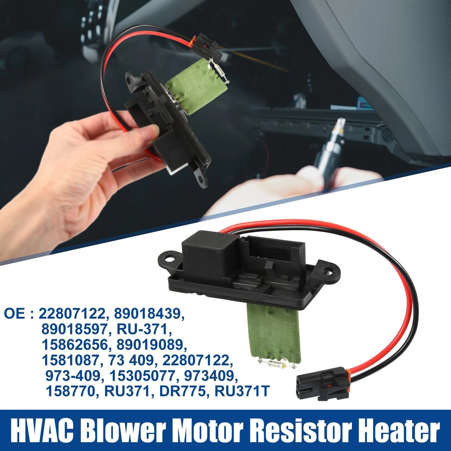 HVAC Blower Motor Resistor for Chevrolet Silverado 1500 (1999–2006)