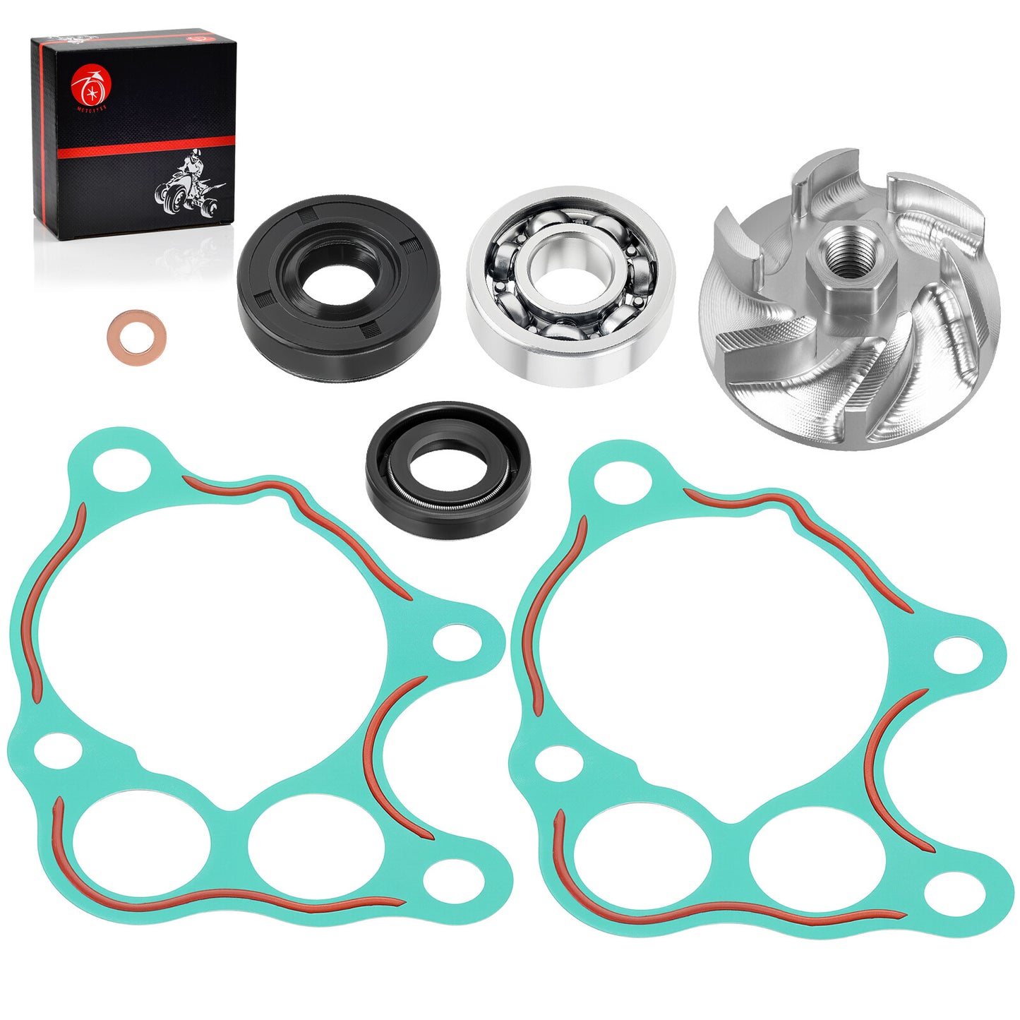 Water Pump Impeller Gasket Kit for Honda CR500R (1986–2001)