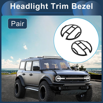 1 Pair Front Left Headlights
