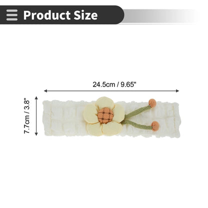 Set of 2 Light Yellow Seat Belt Cover Pads for Universal Fit (24.5cm)