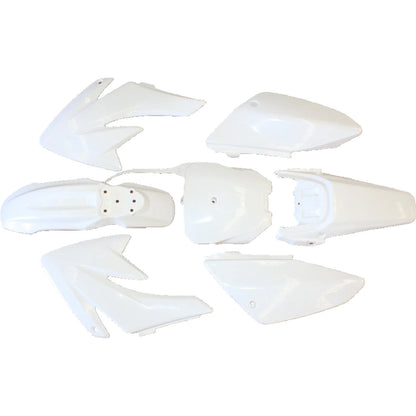 White Plastics Guard Fairing Fender Kit for CRF70 150cc 160cc Dirt Bike