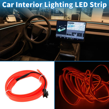 LED Strip Interior Decoration Lighting for Car (Battery Box 3V)