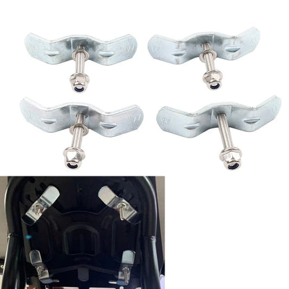 CNC Headlight Lamp Mount Bracket for Universal Fit 41mm Fork Tubes (Pair)