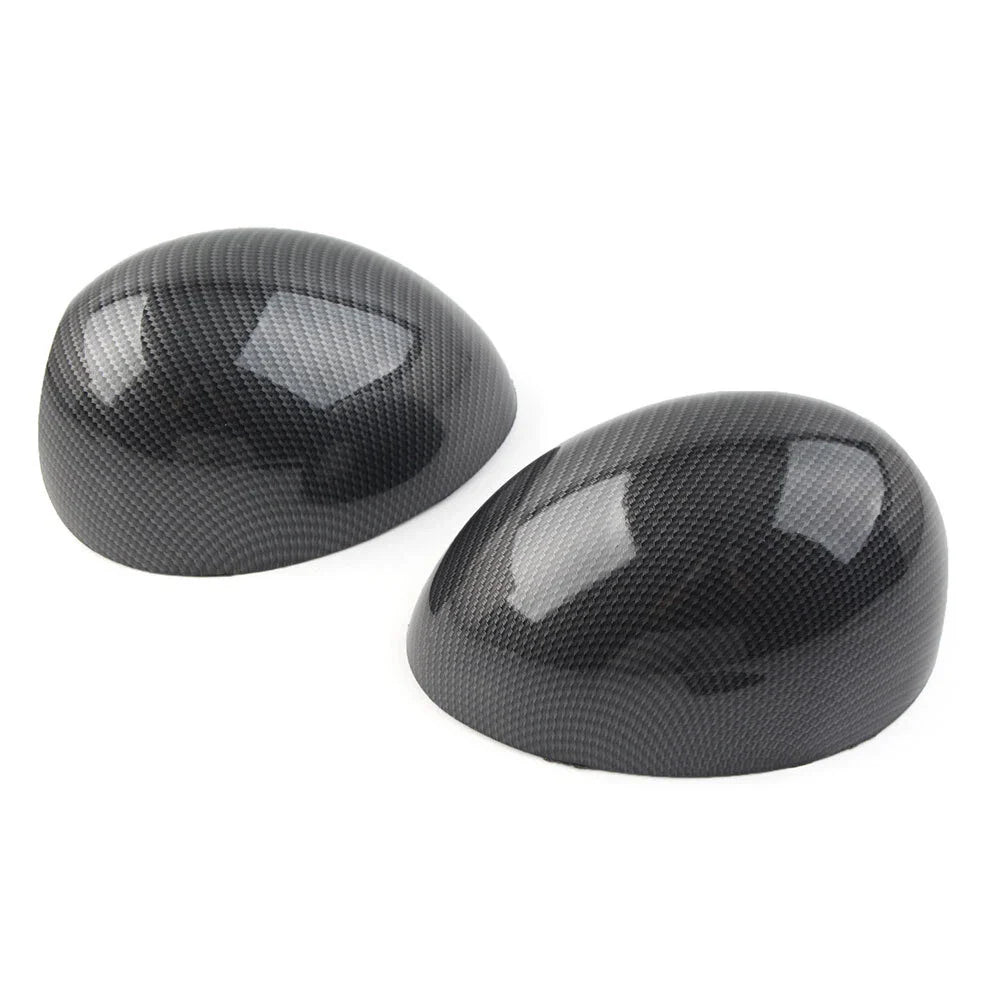 Carbon Fiber Look Door Wing Mirror Covers for Mini R55 R56 R57 R58 R59 R60 R61 (2007-2015)