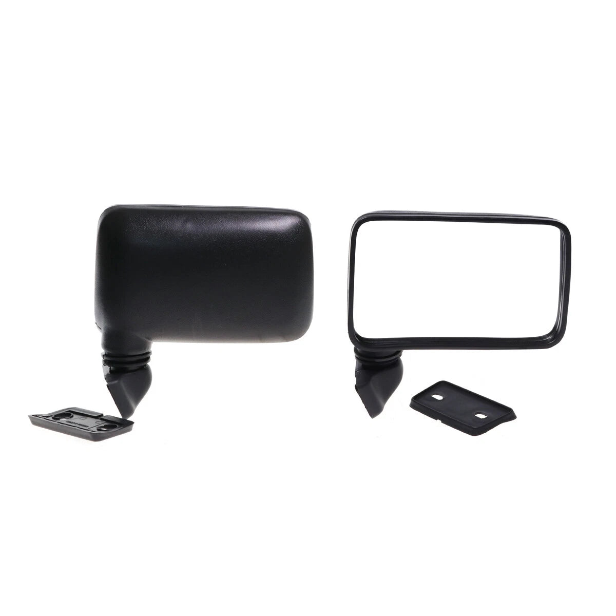 Black Door Mirror Set for isuzu Bedford KB 1972-1988
