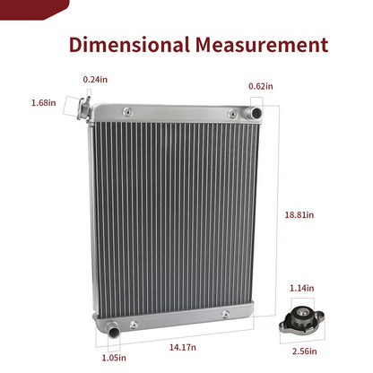 High Performance Radiator for Polaris Ranger RZR 570 900 1000 (2013–2025)