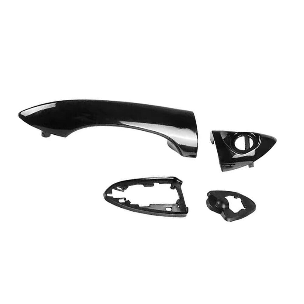 Set of 4 Exterior Door Handles for BMW X5 E53 (2000–2006) Bright Black