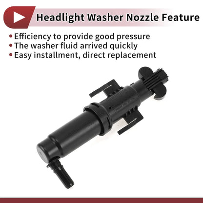 Front Passenger Side Headlight Washer Nozzle for BMW 528i (2011-2016)