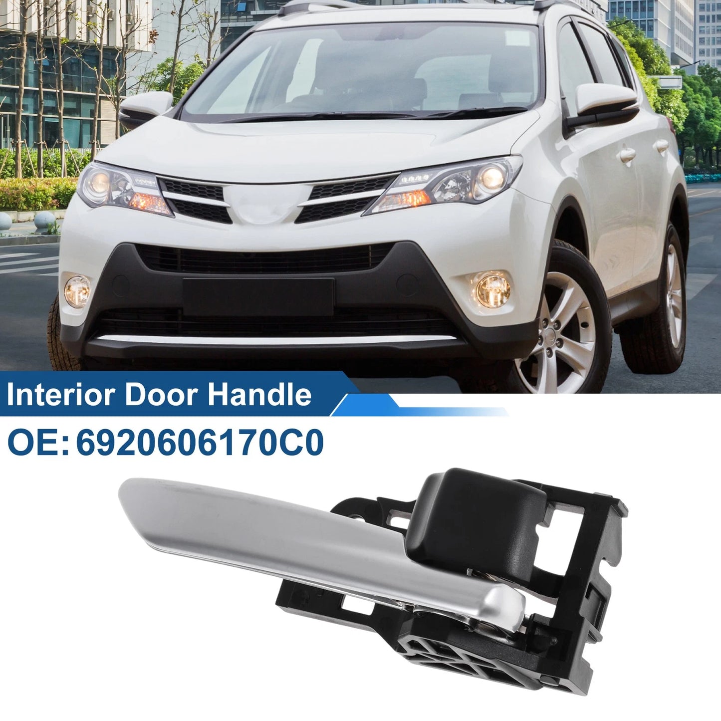 Front Driver Side Interior Door Handle for Toyota RAV4 (2019–2022) No. 6920506170C0