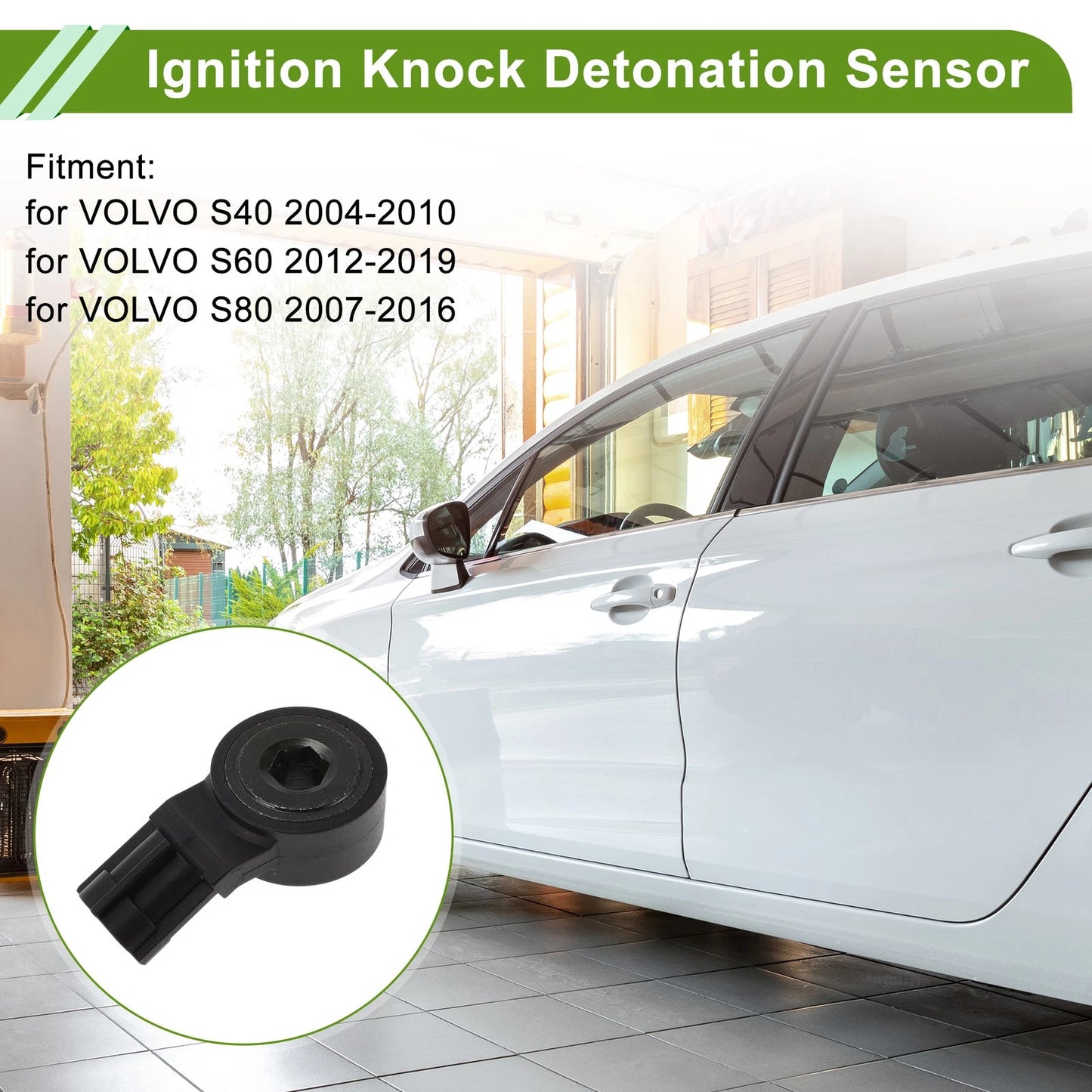 1 Pc Ignition Knock Sensor for Volvo S40 (2004-2010)