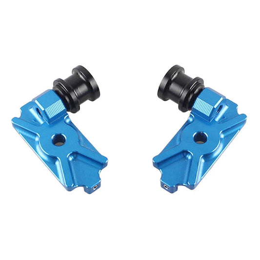 CNC Blue Swingarm Spool Adapters for Honda CBR250 (2011-2013)